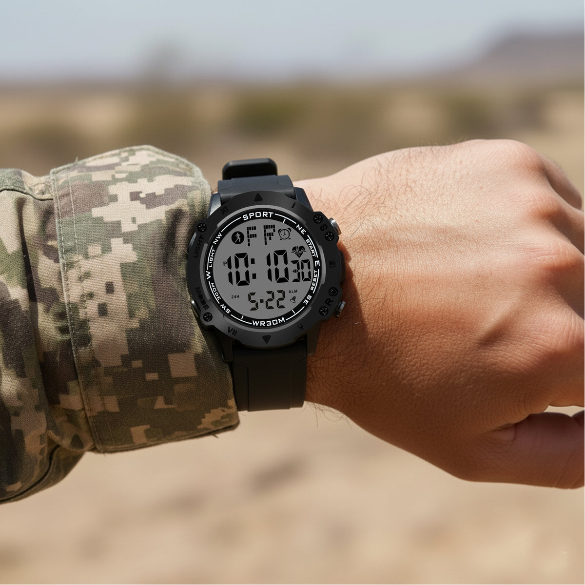 STEALTH X Sync Point Outdoor Fitness Rotating Watch - 1196