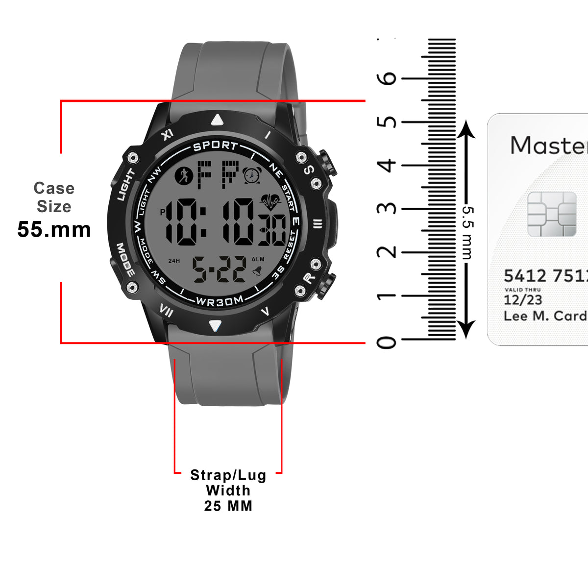 STEALTH X Sync Point Outdoor Fitness Rotating Watch - 1196