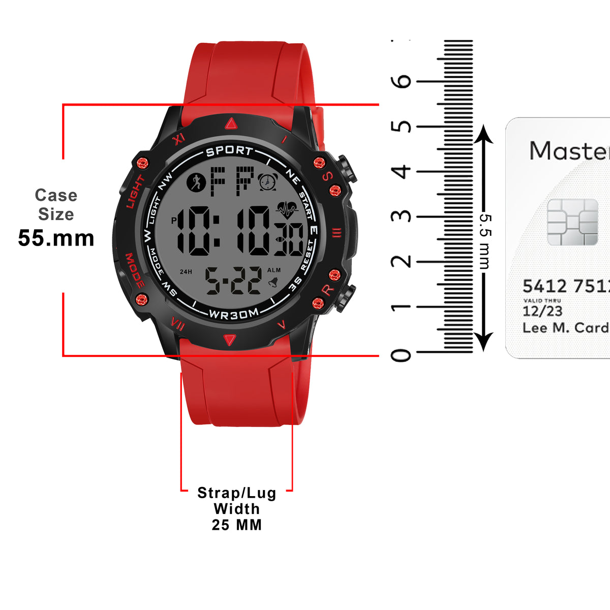 STEALTH X Sync Point Outdoor Fitness Rotating Watch - 1196