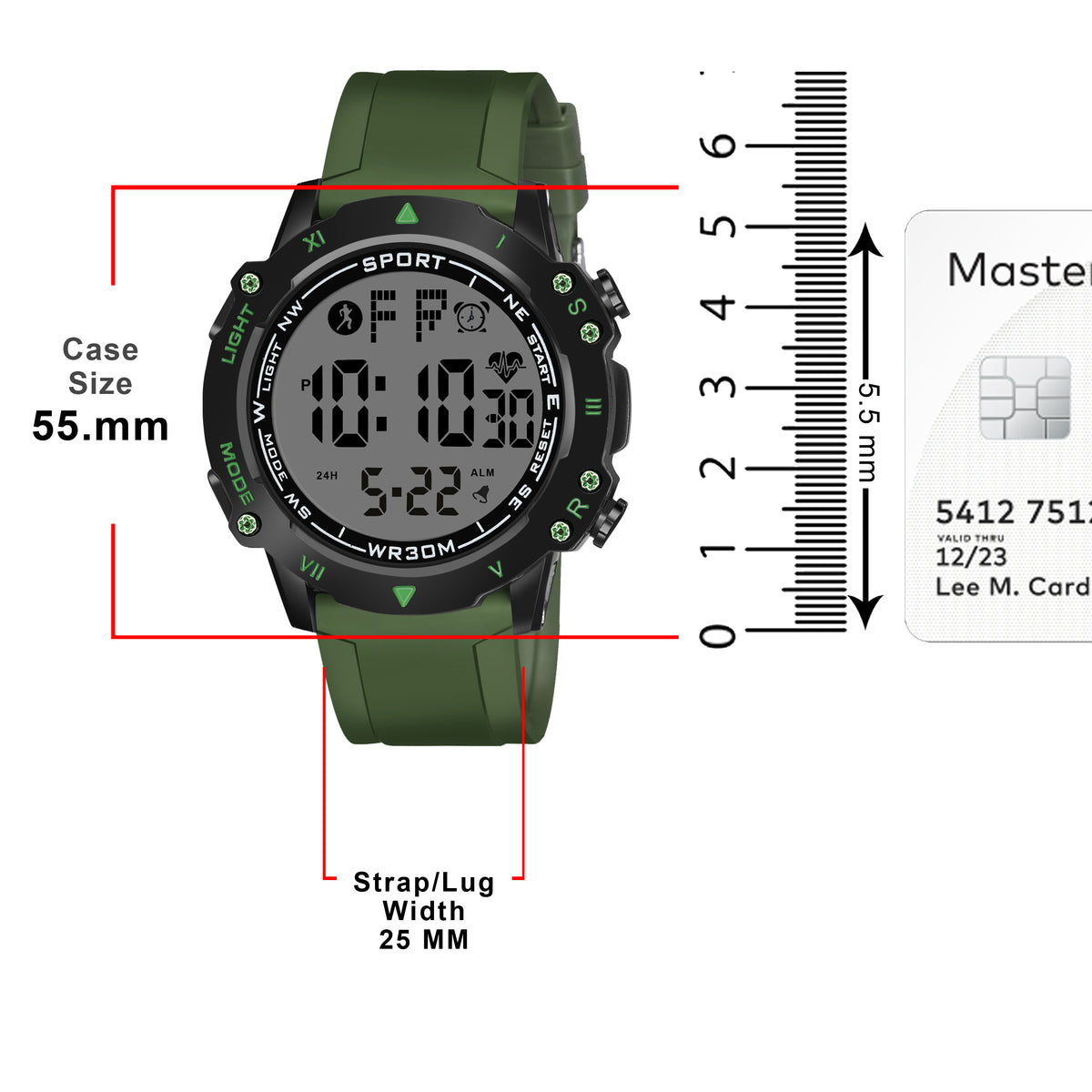 STEALTH X Sync Point Outdoor Fitness Rotating Watch - 1196