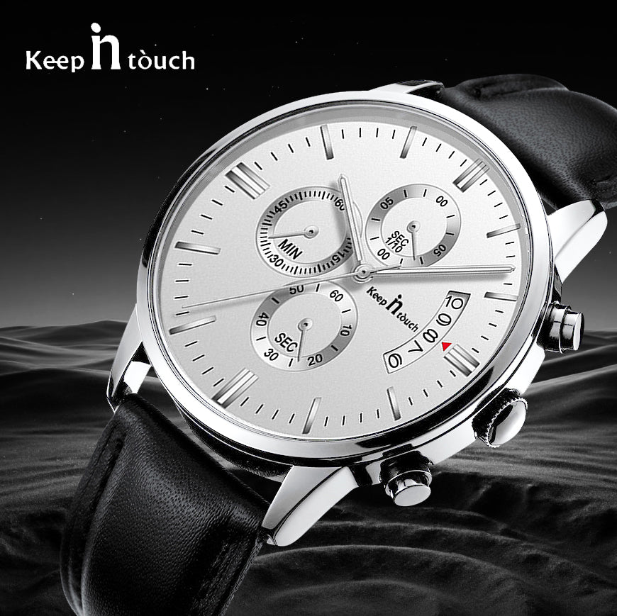 Keep n Touch Analog Watch - For Men KnT-1023 Leather-Chronograph-Watch