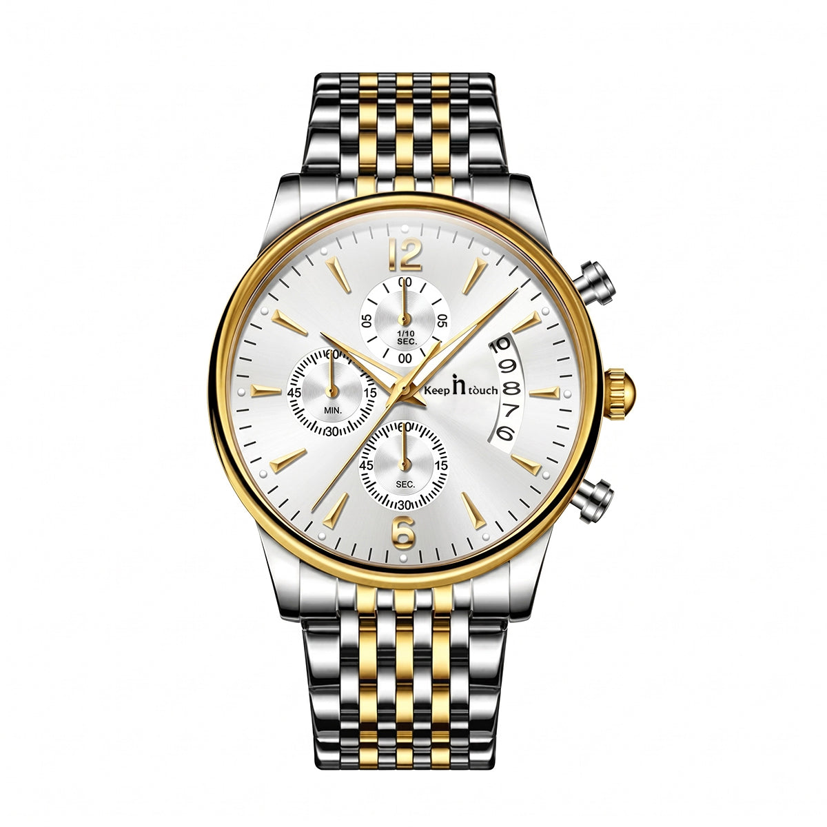 Keep n Touch Analog Watch - For Men KnT-1020-Steel-Chronograph