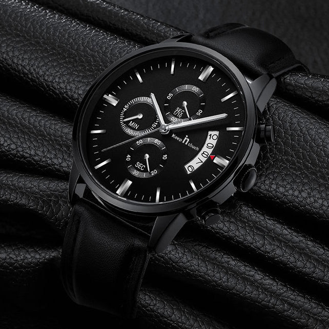Keep n Touch Analog Watch - For Men KnT-1023 Leather-Chronograph-Watch