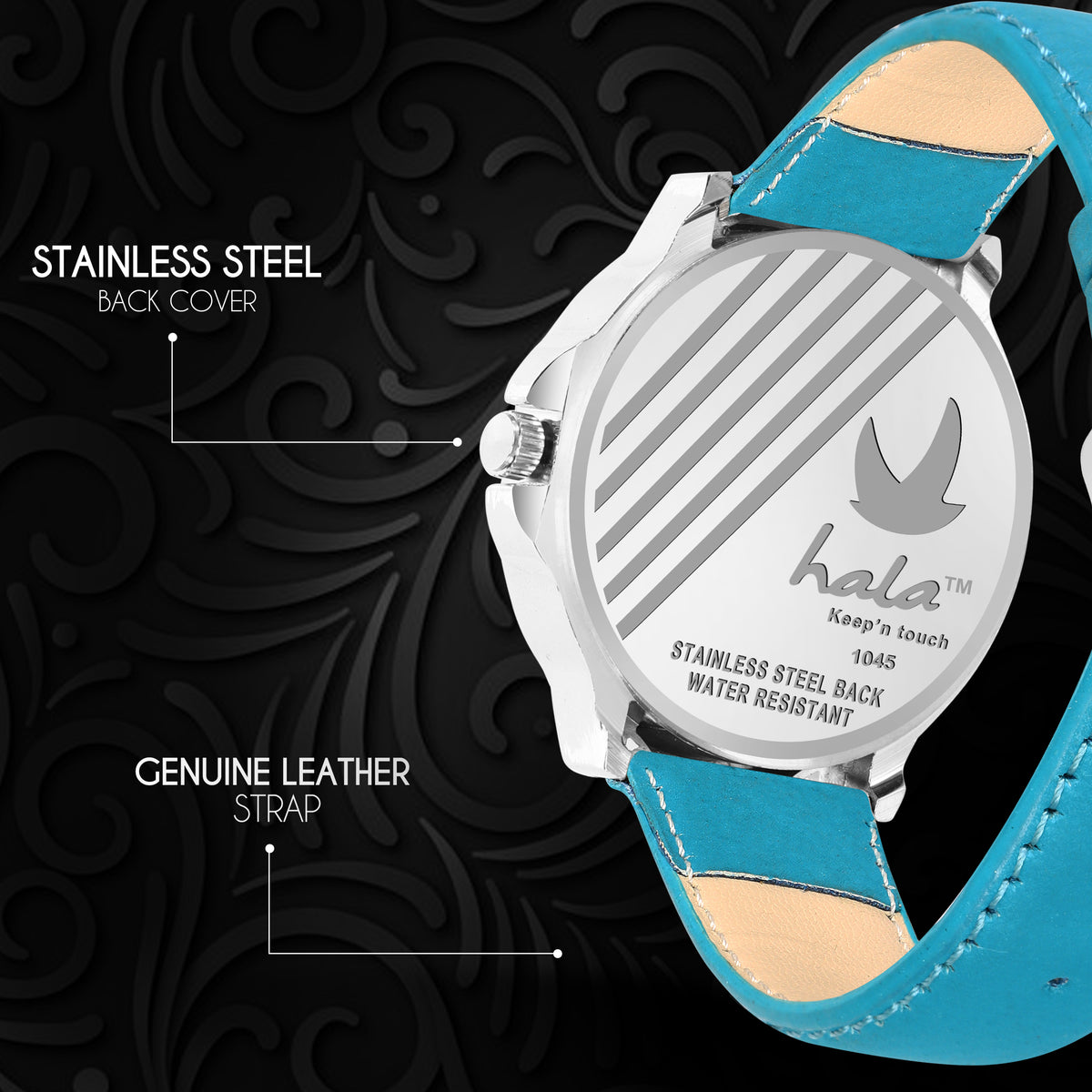 Stylish Minimalist Premium Genuine Leather Watch -1048