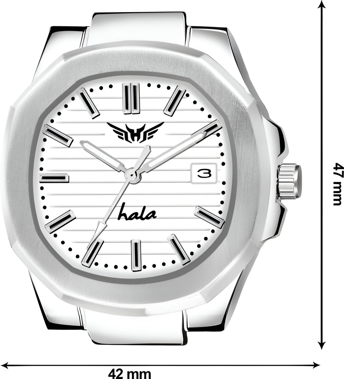Oversized Straps Analog Watch Men - 3240