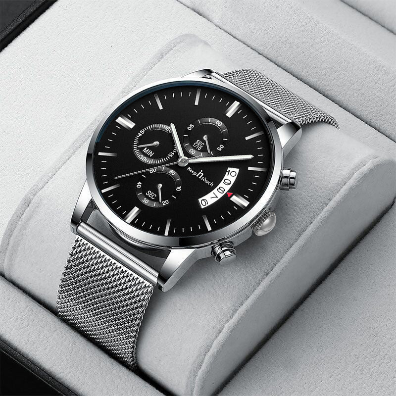Keep n Touch Analog Watch - For Men KnT-1024 Mesh-Classic-Watch-Men