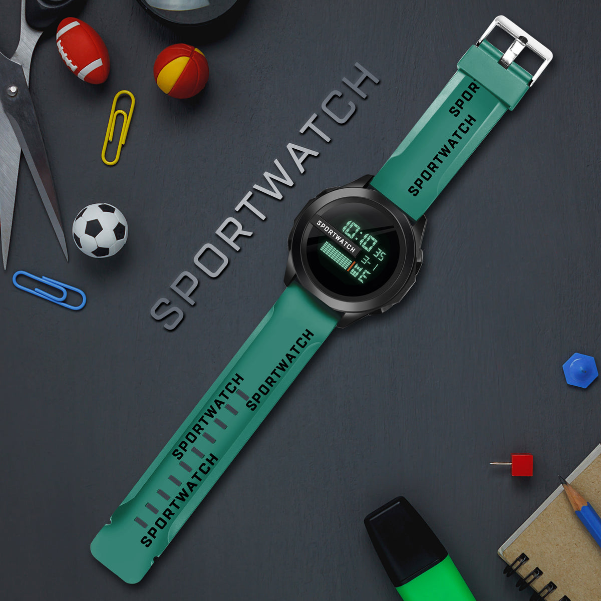 Multifunction Stylish Wrist Digital Watch For Men - 1140