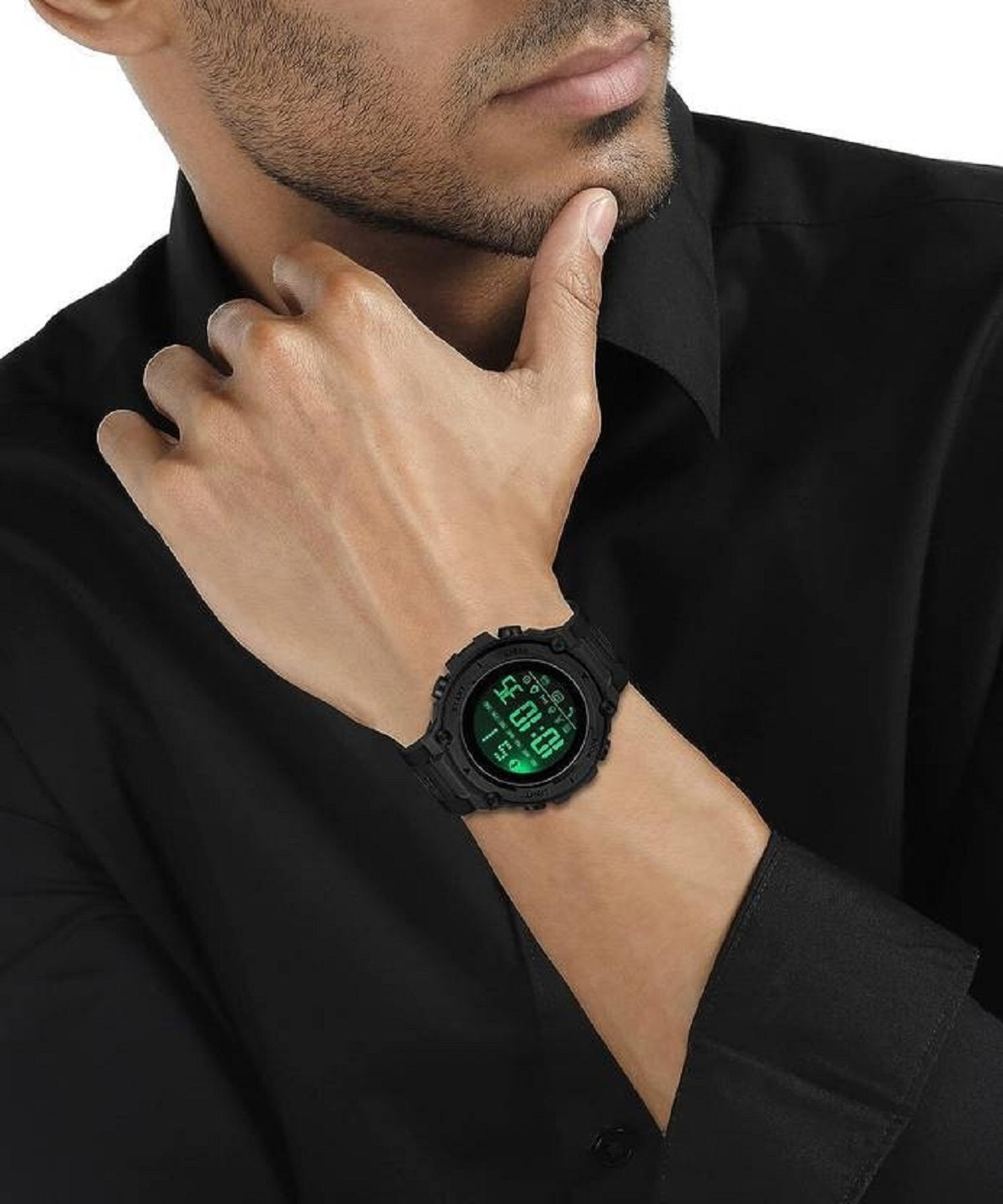 Multifunction Waterproof Wrist Sports Digital Watch - 1145