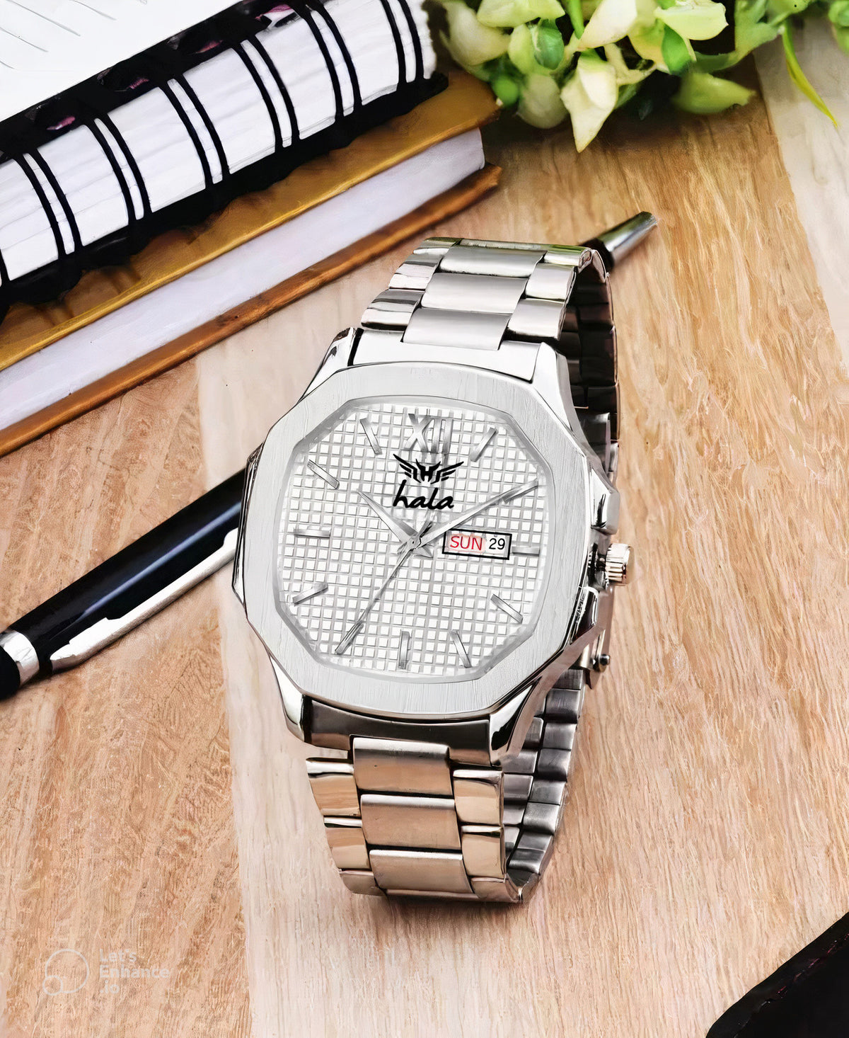 Classic Limited Day & Date Functioning Square Watch - 3239