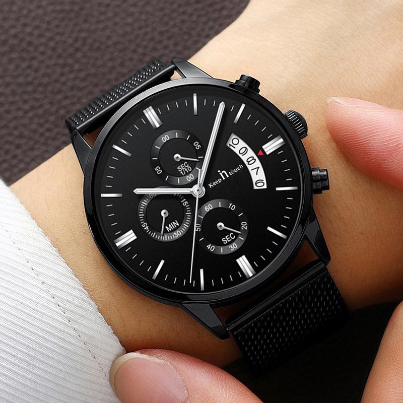 Keep n Touch Analog Watch - For Men KnT-1024 Mesh-Classic-Watch-Men