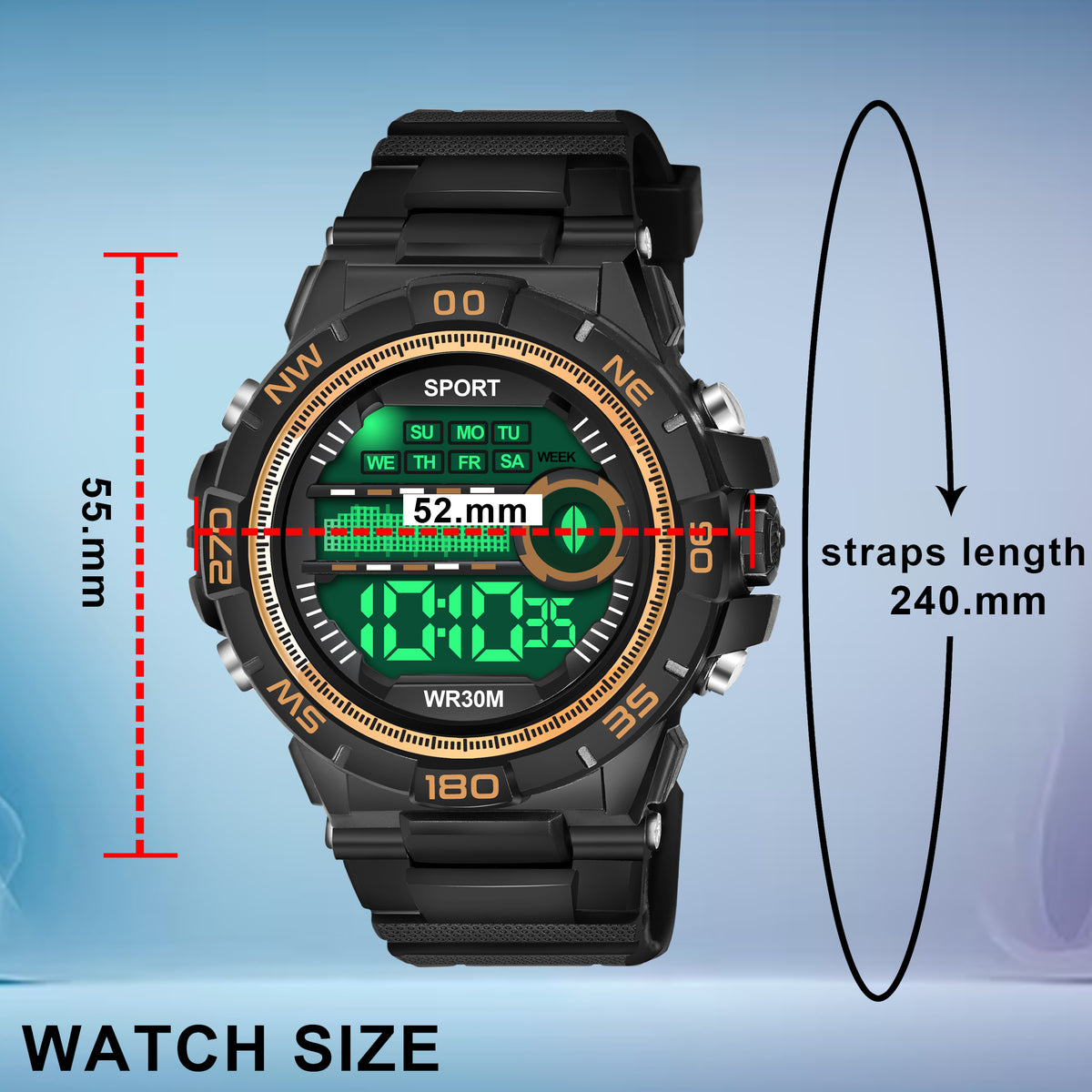 Youth Series Premium Sports Digital Watch - 1053