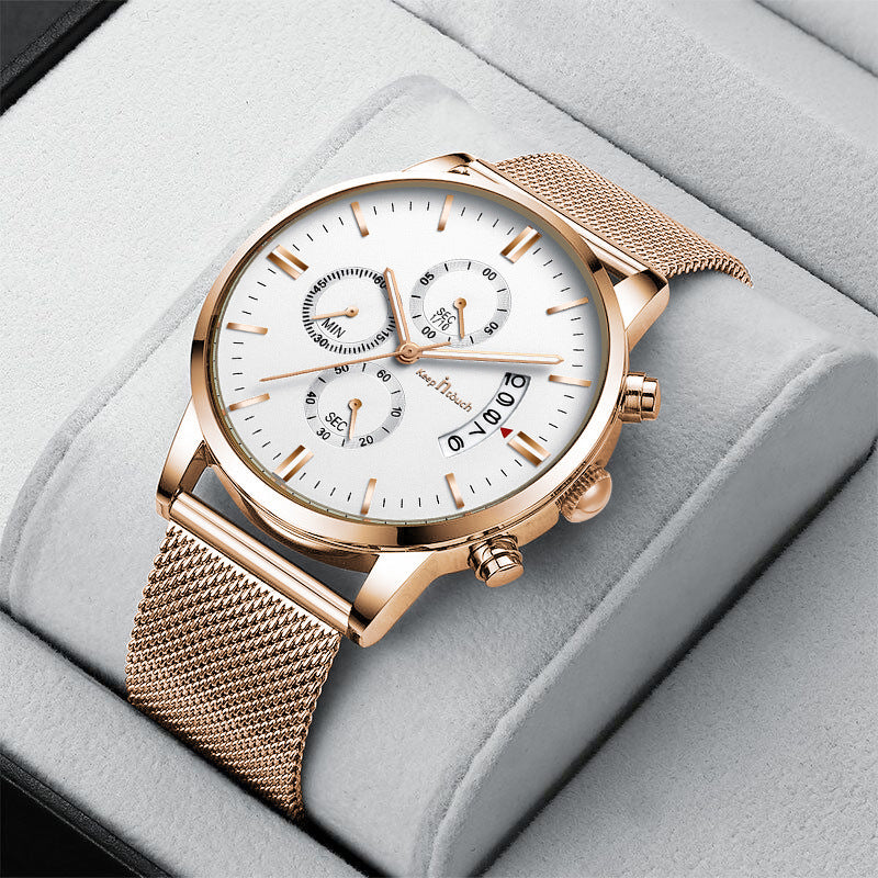 Keep n Touch Analog Watch - For Men KnT-1024 Mesh-Classic-Watch-Men