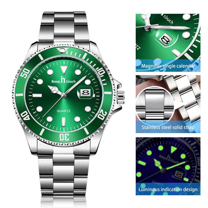 Keep n Touch Diver Series Analog - For Men KnT-6618 Stainless Steel Quartz Classic