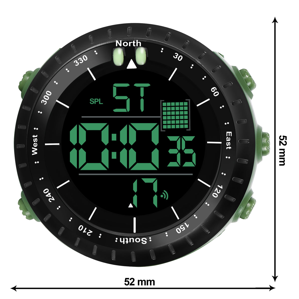 Multifunction Wrist Sport Ultra Radium Watch - 0321