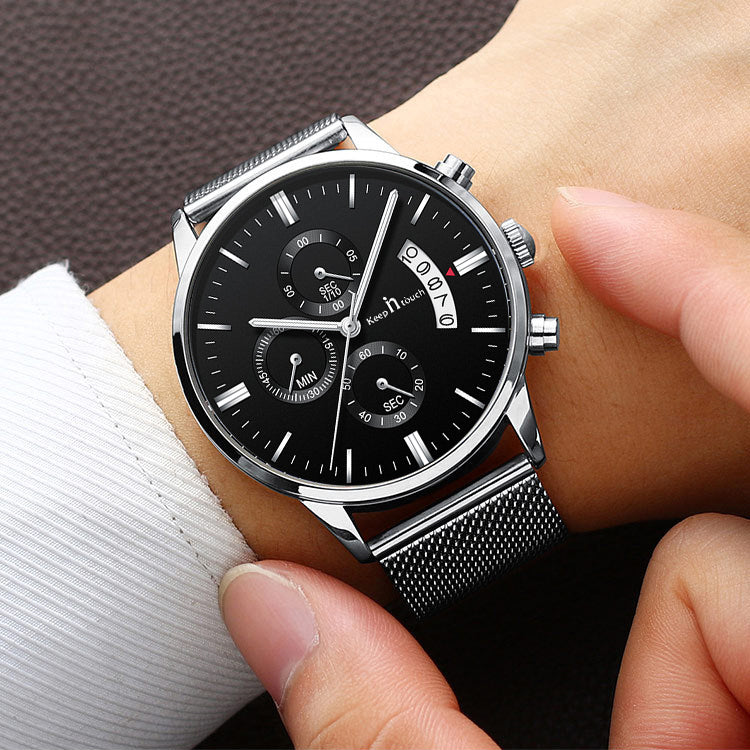 Keep n Touch Analog Watch - For Men KnT-1024 Mesh-Classic-Watch-Men