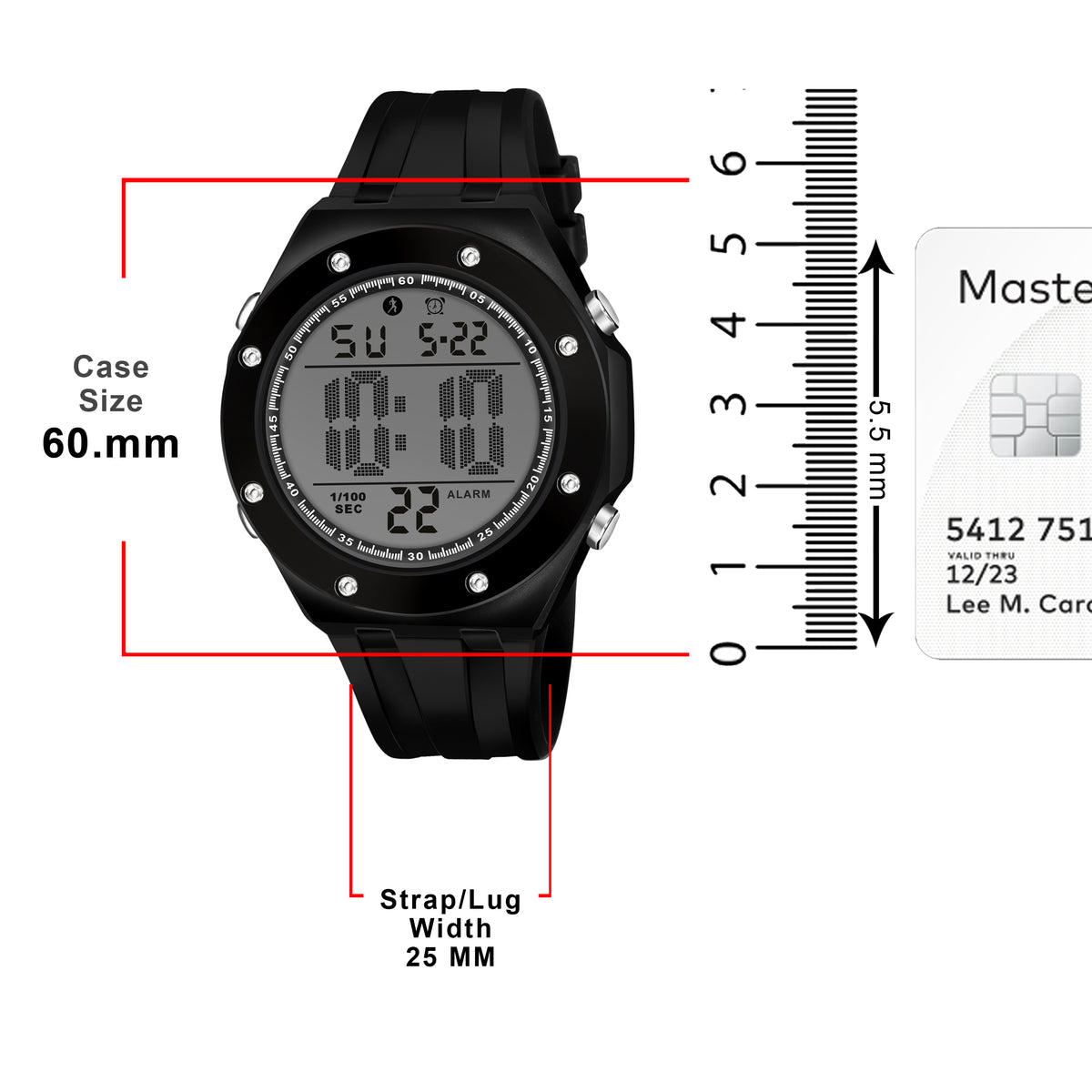 Core Motion Shadow Core Digital Watch For Men - 1193